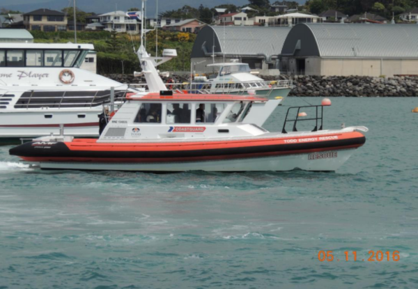 Coastguard Taranaki rescue vessel, New Zealand