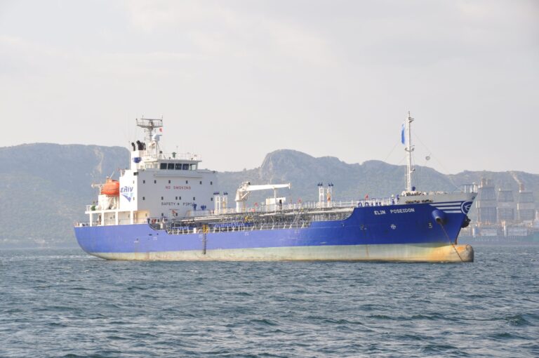 Commercial vessel on the water