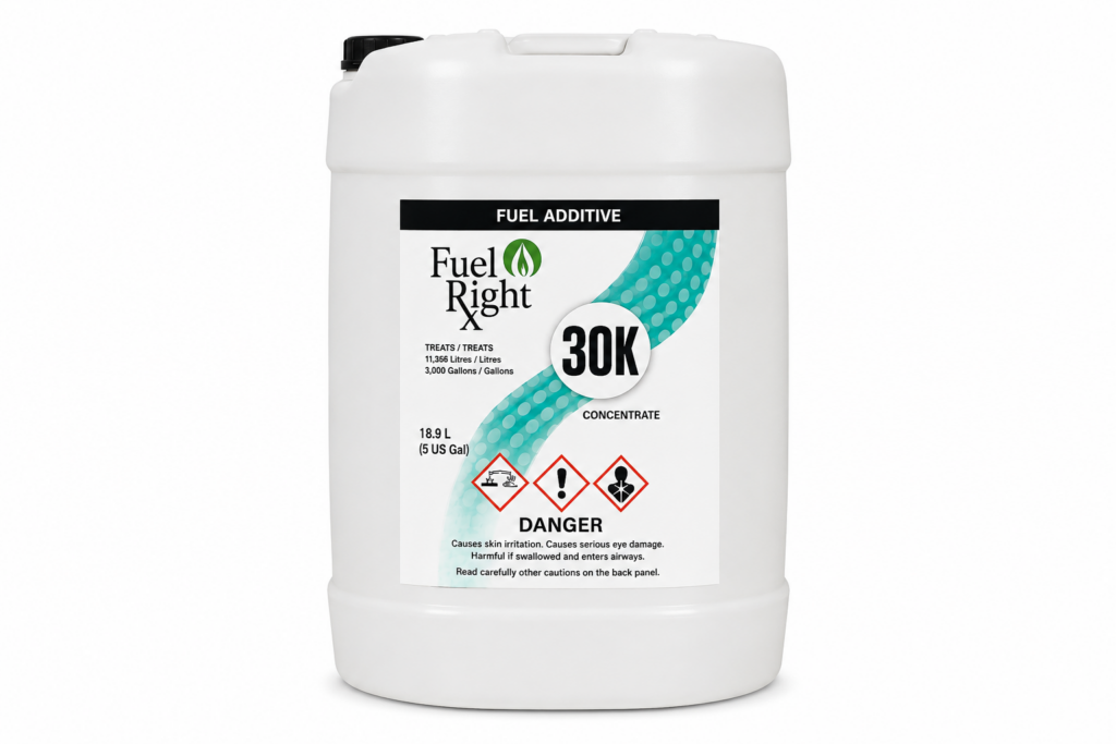 Fuel Right 30K 18.9 Litre 5 gallon Packaging