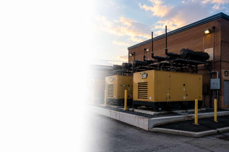 Diesel generators installed for standby power