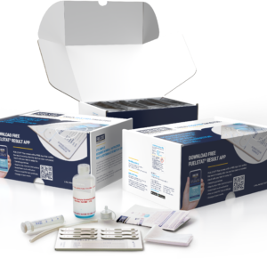 Conidia FUELSTAT Plus eight-test pack and included microbial fuel testing components, representative packaging
